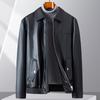 Мужская повседневная куртка из искусственной кожи FAPAI