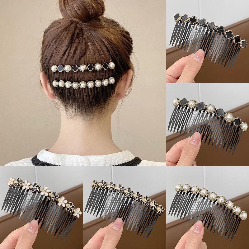 Хрустальные цветы гребень челка заколка для волос для женщин коса сломанная шпилька вставной гребень зажим для волос для девочек аксессуары для волос ювелирные изделия