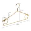 Золотая Высококачественная Бесшовная Алюминиевая Вешалка для Одежды Anti-Wrinkle для Взрослых