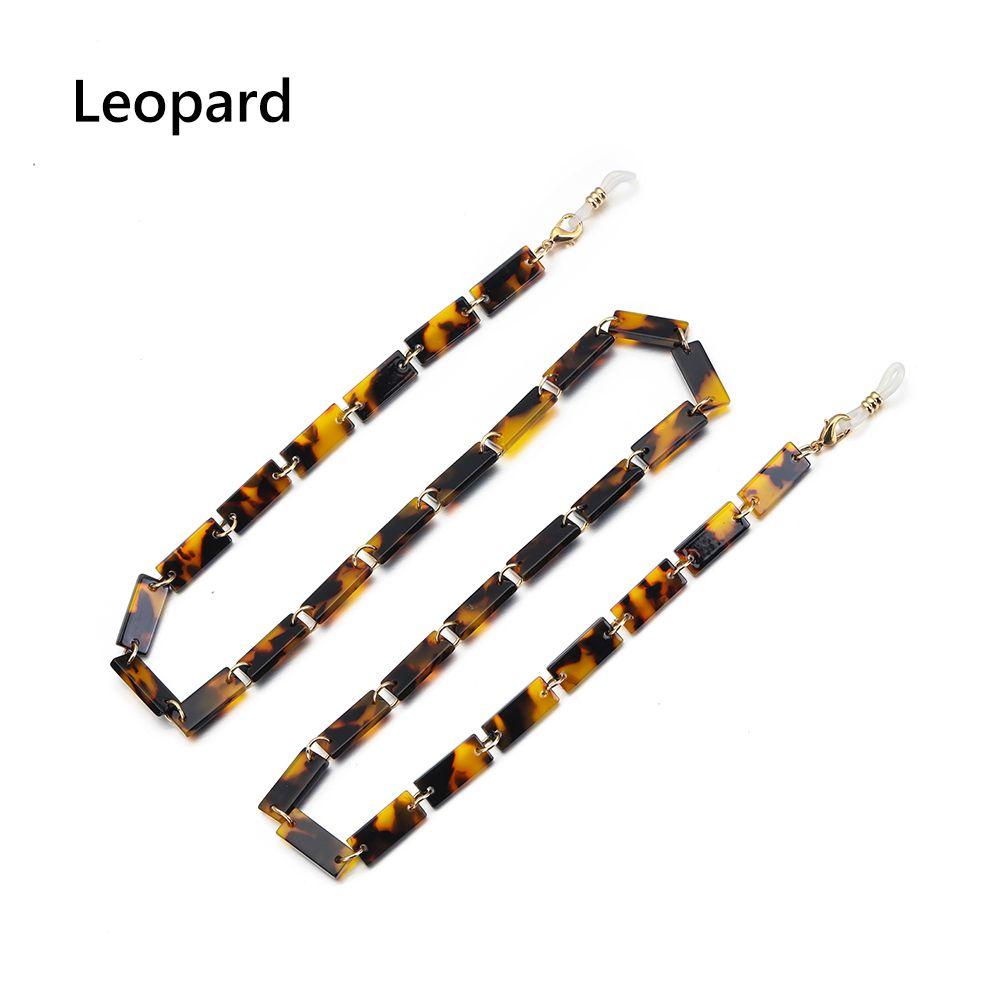 Acrylic Mask Chain Glasses Lanyard Around Neck Tortoise Mask Holder Sunglasses Chains for Women