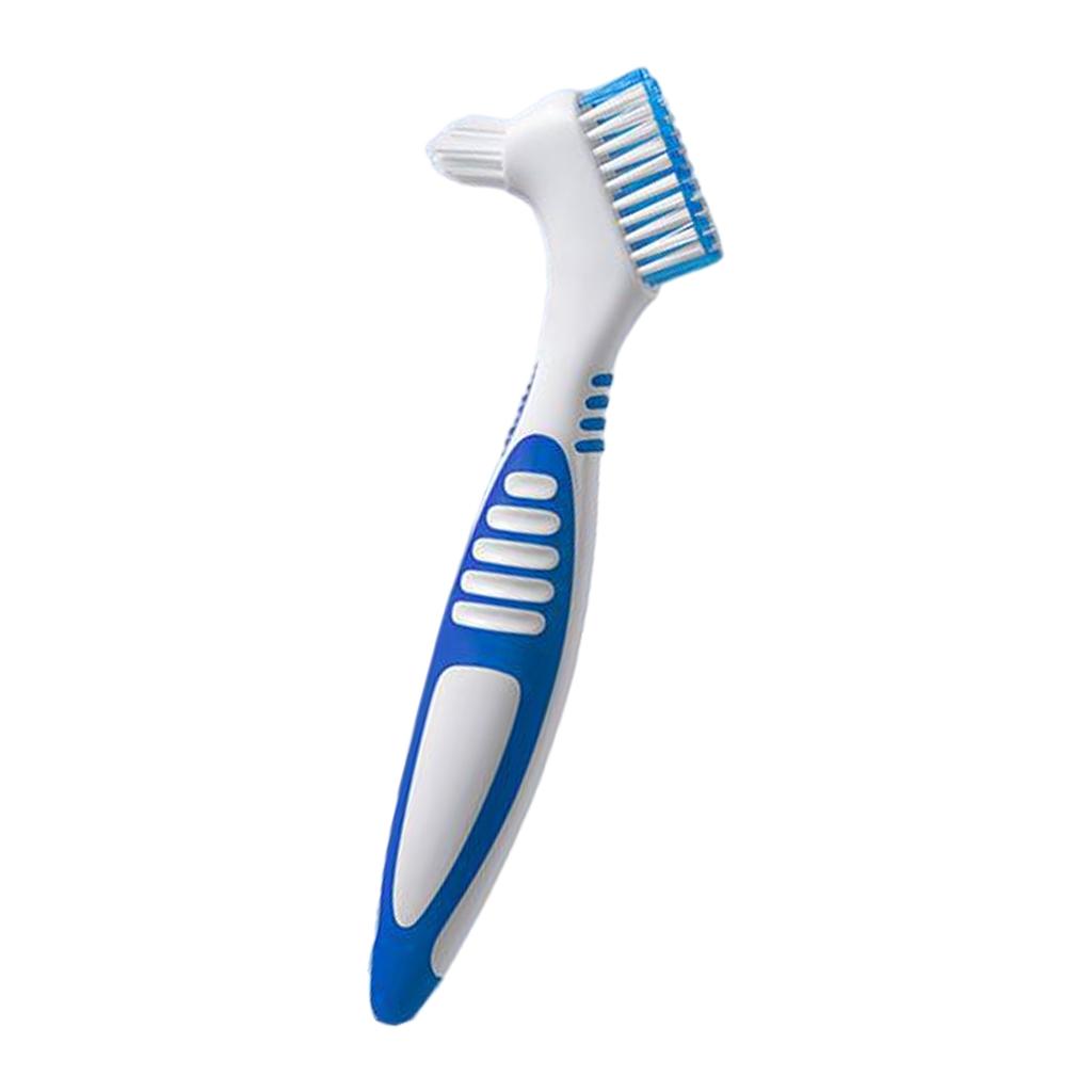 Зубная щетка Зубные щетки для зубных протезов Щетка для чистки искусственных зубов Двусторонняя зубная щетка для ухода за зубными протезами