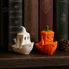 Креативный подарок-призрак, 3D-печатная фигурка лодки-призрака/тыквы, украшение, мини-украшение в форме тыквы, настольное украшение, забава для офиса, кабинета, Хэллоуина