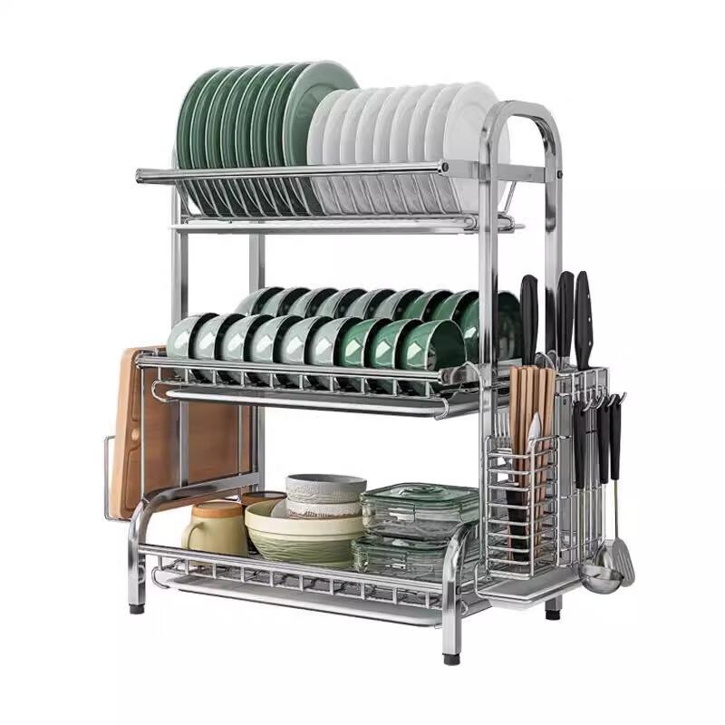 QinChen Stainless Steel Kitchen Dish Drying Rack