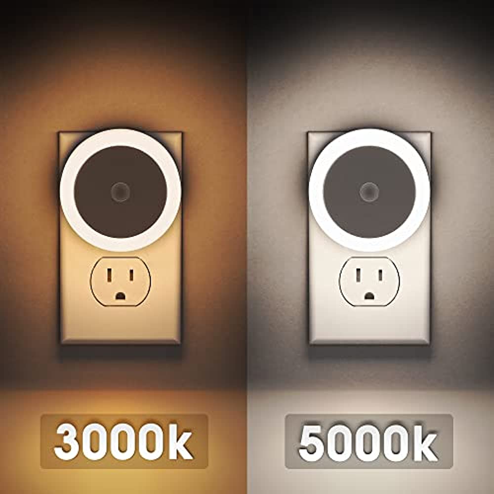 Новый светодиодный ночник EU US UK Plug Smart Light Control Round Энергосберегающие настенные светильники у кровати для дома, прихожей, тропинки, лидер продаж