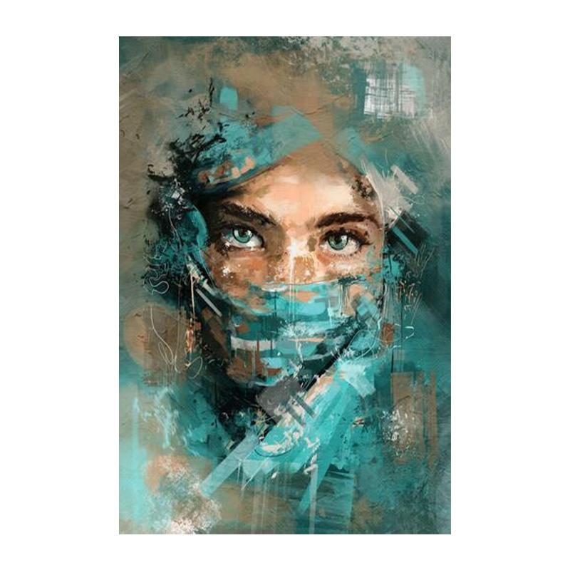 Abstract Graffiti Art Canvas Painting Pop Art Canvas Posters Modern Girls Wall Art Pictures For Living Room Wall Decor Background Wall Decoration