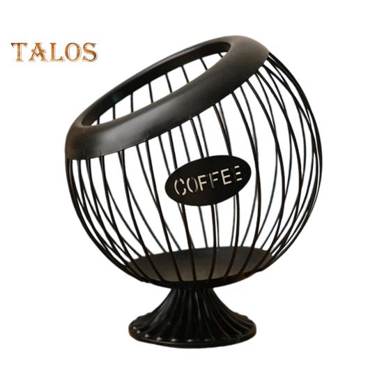 Держатель для чашки K для прилавка. Металлическая корзина для хранения капсул для кофе. Большой вместительный органайзер для чашек K для Keurig Nespresso Vertuo. Органайзер для кофейной станции. Чайный пакетик.