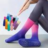 Autumn/winter Gradient Yoga Socks Women Anti Slip Professional Pilates Socks Cotton Breathable Indoor Dance Fitness Sports Socks