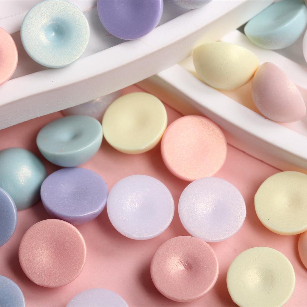 Декор ручной работы, подарки, аксессуары, сделай сам, для макарон, матовые ювелирные изделия, 100 шт., 12 мм, полукруглые бусины