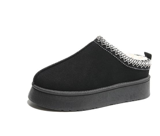 2025 Ботильоны на плоской подошве женские зимние ботинки из замши и плюша теплые зимние новые толстые модные туфли женские ботинки челси zapatillas mujer