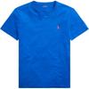Polo однотонный вышитый логотип Slim Fit Crew Neck короткий рукав футболка мужские топы синий MNPOTSH1N821229-400