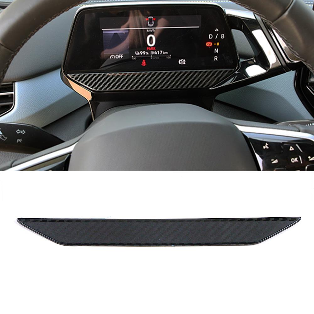 Для Volkswagen VW ID.4 ID4 2022 2023 внутренняя часть автомобиля ремонт центральной консоли отделка из углеродного волокна нержавеющая сталь