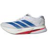 Adizero Boston 13 Поддержка Низкие Беговые Кроссовки Мужские Белый Синий Красный JQ1668