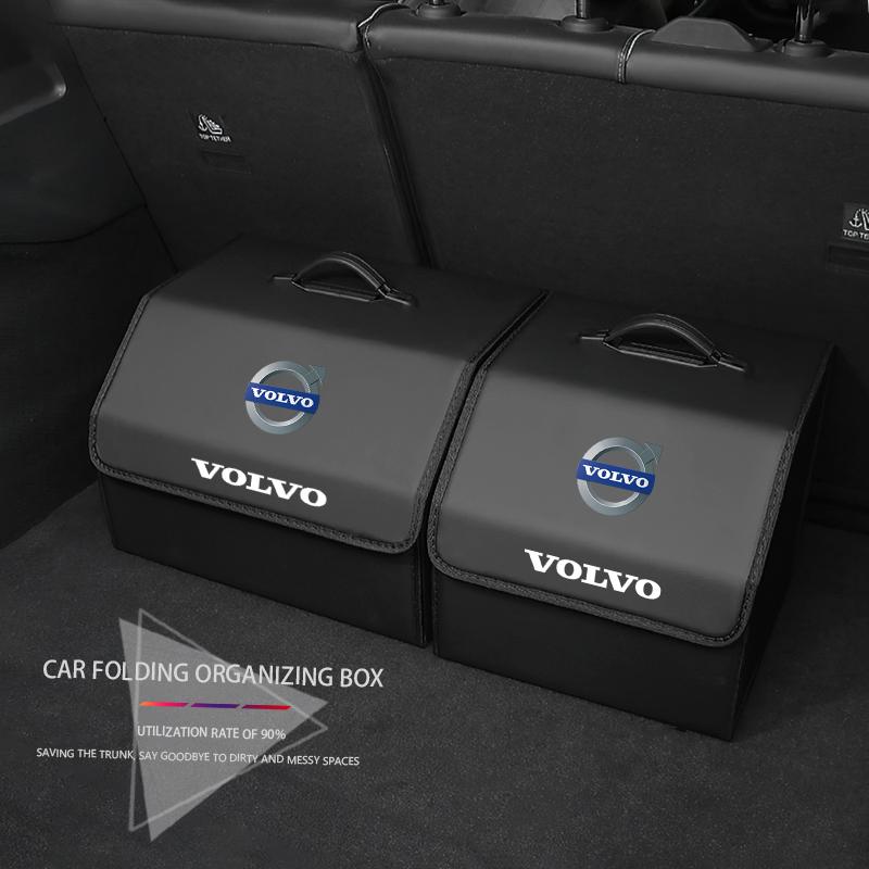 Car Boot Storage Box Large Capacity Tool Box For Volvo Xc60 Xc90 V40 V60 S60 XC40 V50 V90 S80 C40 V70 XC70 C30 EX90 C70 Rdesign