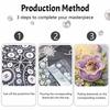 Cute mouse pearl painting handmade diy pearl art painting stickers home decoration gifts