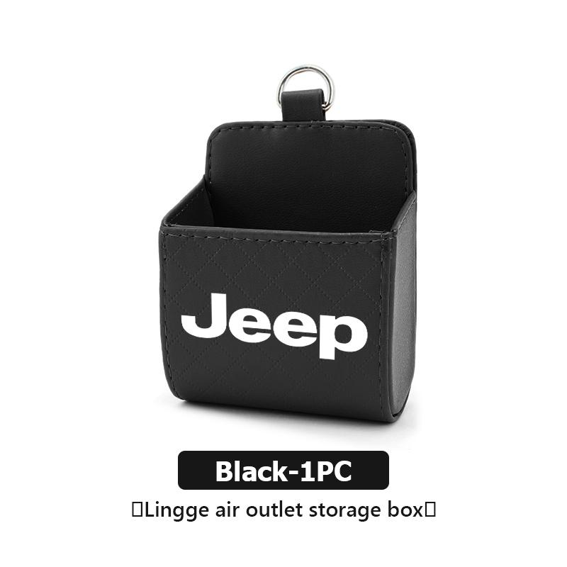 AKI2 Car Storage Bag Air Vent Dashboard Tidy Hanging Organizer Box Auto Accessories For Jeep Gladiator Rubicon JL JKU TJ YJ CJ