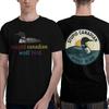 Hollander Stupid Canadian Wolf Bird Loon Lover TShirt Trending Short Sleeve Streetwear Tshirt Summer Cotton Oversized Tees