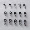75pcs/box Boxed Sea Rod Guide Ring Suit Ceramic Wire Ring Guide Ring Fishing Rod DIY Accessories Fishing Gear Supplies