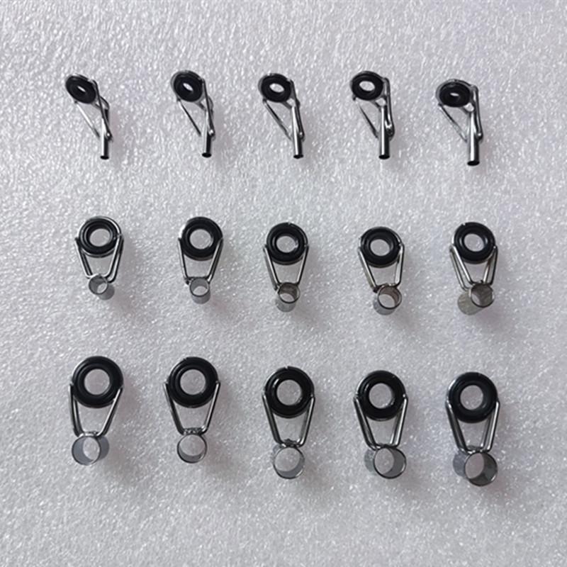 75pcs/box Boxed Sea Rod Guide Ring Suit Ceramic Wire Ring Guide Ring Fishing Rod DIY Accessories Fishing Gear Supplies