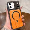Shockproof Lens Cover Magnetic Phone Case for iPhone 18, Hidden Kickstand TPU Acrylic Protective Cover