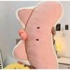 Cute pink pig pillow long throw pillow girls sleep legs bedside waist doll doll plush toy