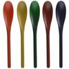 Endo Sansho Mouth-Friendly Soft Teaspoons, Japanese Color, Set of 5, 16.5cm