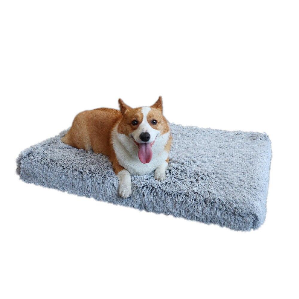 Rectangular Pet Mats Cushion Dog Bed for Small Large Dogs 3D Memory Foam Dog Bed with Removable Ultra Soft Plush Cover