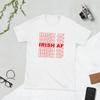 Футболка 'Irish AF', Крутая Современная Заявление Ирландской Гордости, Короткий Рукав, Унисекс