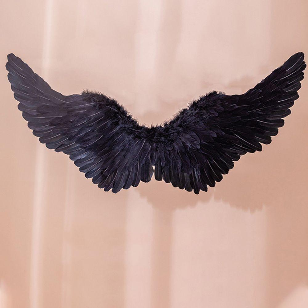 Show Props Magic Wand Angel Feather Wing Women Cosplay Accessories Photo Props Devil Feather Wing
