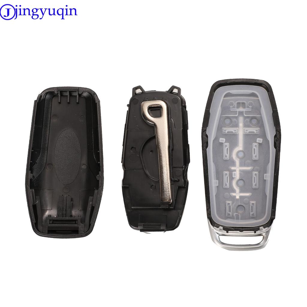 jingyuqin Replacement Car Key for Ford Edge Explorer Fusion 2015 2016 2017 M3N-A2C31243300 164-R7989 Key Case Cover