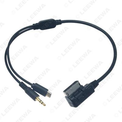 Кабель Mercedes-Benz MDI/AMI/MMI на Micro USB/AUX 3,5 мм