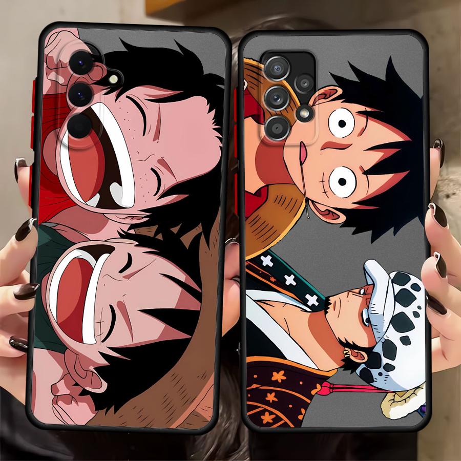 One Piece Anime Luffy Case for Samsung Galaxy A14 A23 A56 A55 A16 A15 A53 A52S A72 A34 A36 A35 A73 A33 A54 A17 A52 Phone Cover