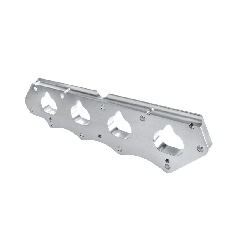 Series H to K Intake Manifold Adapter For Honda Acura Pro K-Series H2K K2H Black Silver Anodized