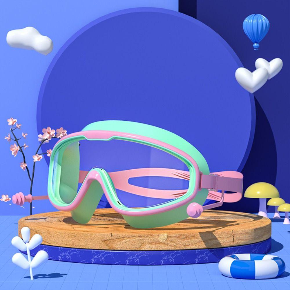 Wide View Swim Glasses Anti Fog Diving Eyewear Diving Swimming Goggles  Swimming Pool