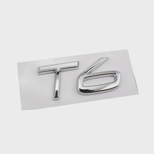 Автомобиль T3 T4 T5 T6 T8 V8 AWD Word Chrome Letter Логотип Значок Эмблема Наклейка Для Vol/vo S60 V70 V40 C30 XC60 S80 XC40 V60 XC70