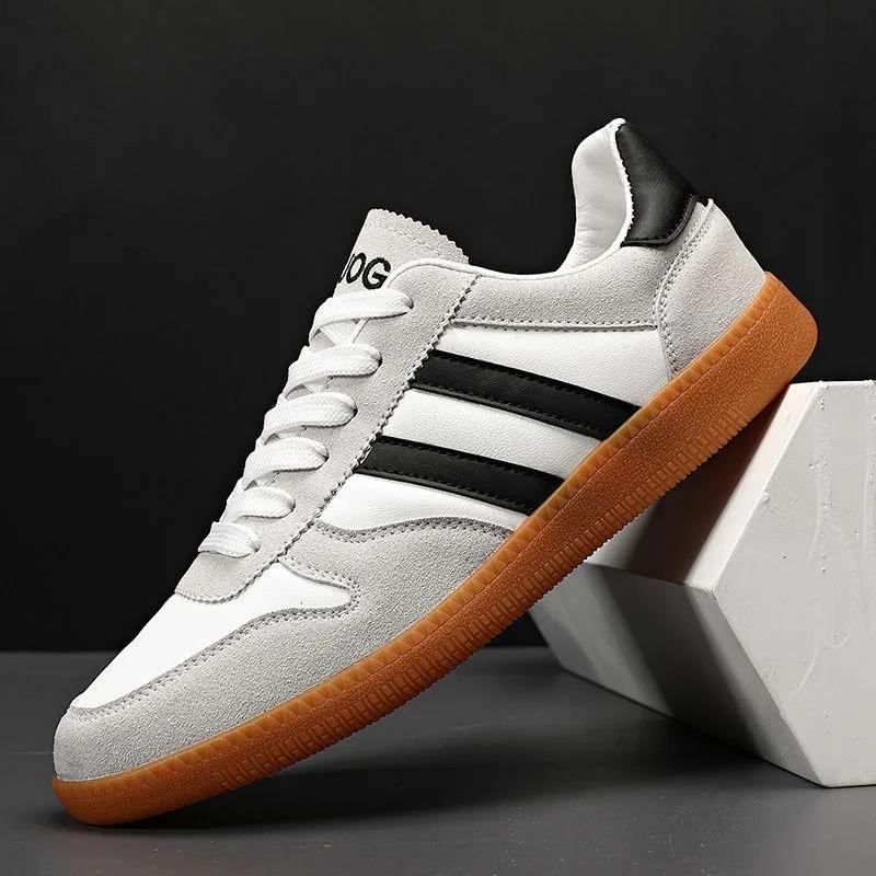 2024 осень и зима новые модные повседневные туфли для скейтбординга универсальные повседневные туфли с мягкой подошвой корейская версия модной мужской спортивной обуви