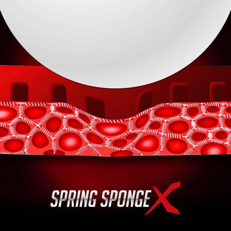 Butterfly Накладка для настольного тенниса Dignics 64 Back Soft High Tension Red Thickness 06060