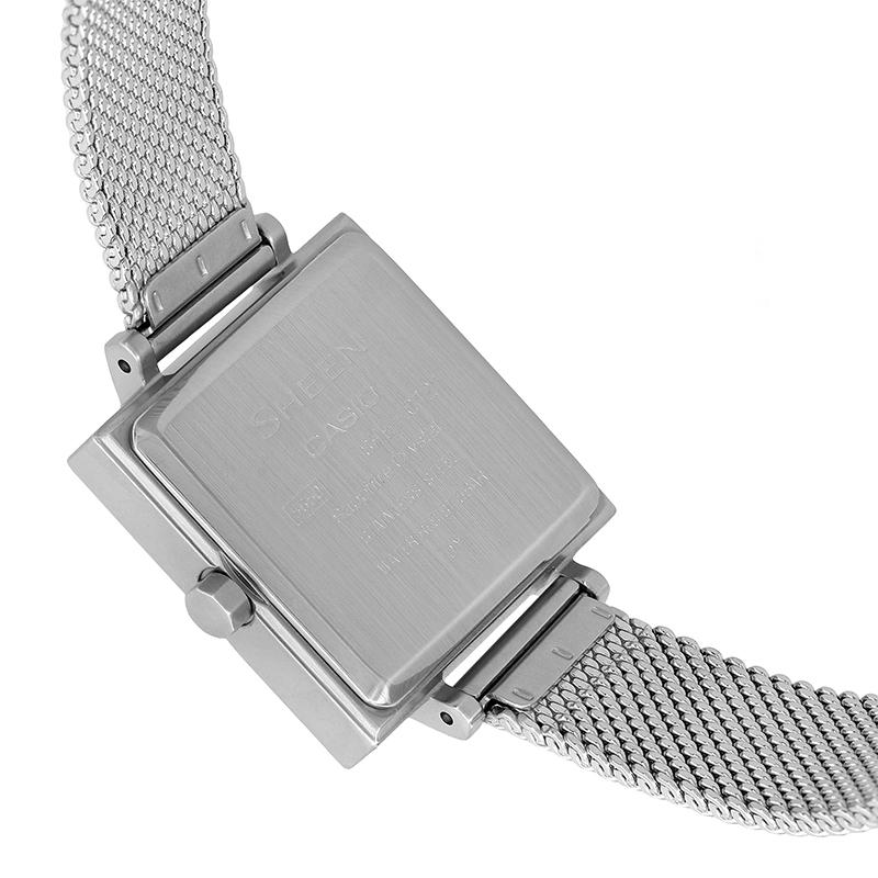 Casio SHEEN Японская подарочная коробка в японском стиле серия «Сухой пейзаж» 3D рельефный циферблат простой водонепроницаемый кварцевый механизм Японский и корейский SHE-C121M-7AUPFKD