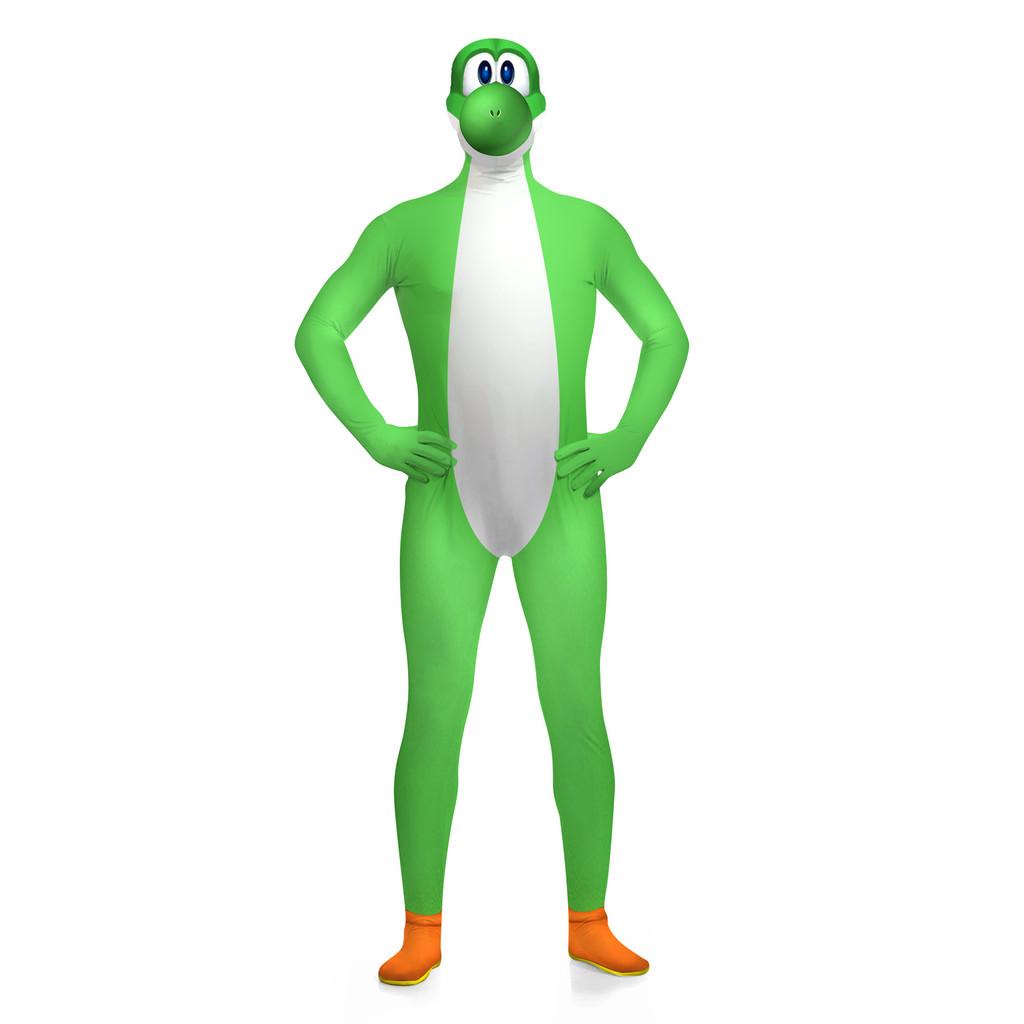 Colorful Long Sleeve Super Mario Jumpsuit 3d Printed Cosplay Outfit For Halloween Fun