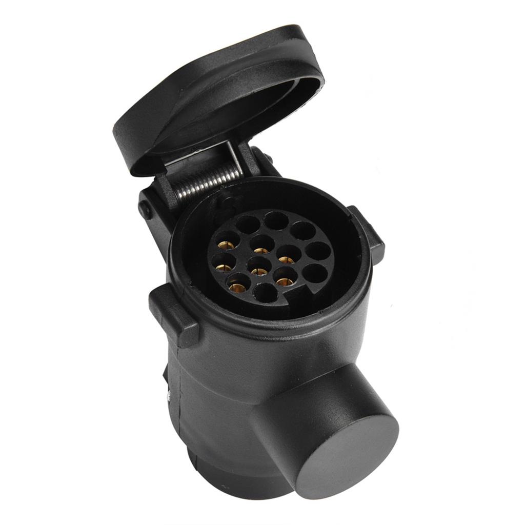 7 to 13 Pin Car Trailer Plug Socket Adapter Converter Caravan Towbar Towing Connector 12V