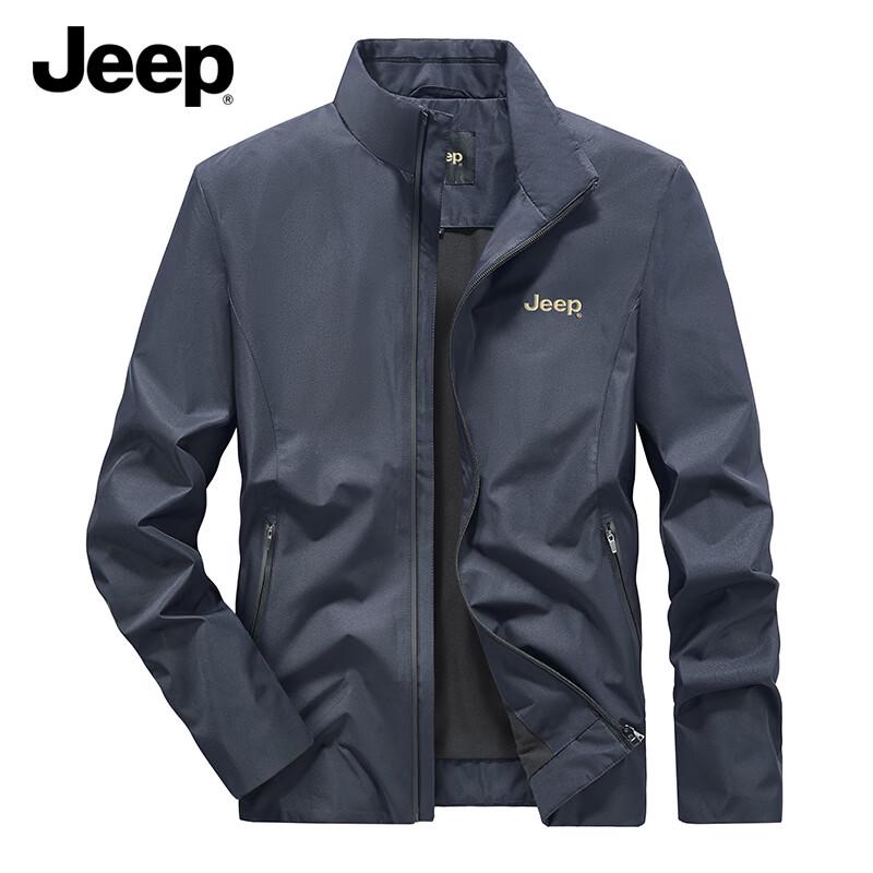 Jeep Мужская повседневная куртка со стоячим воротником