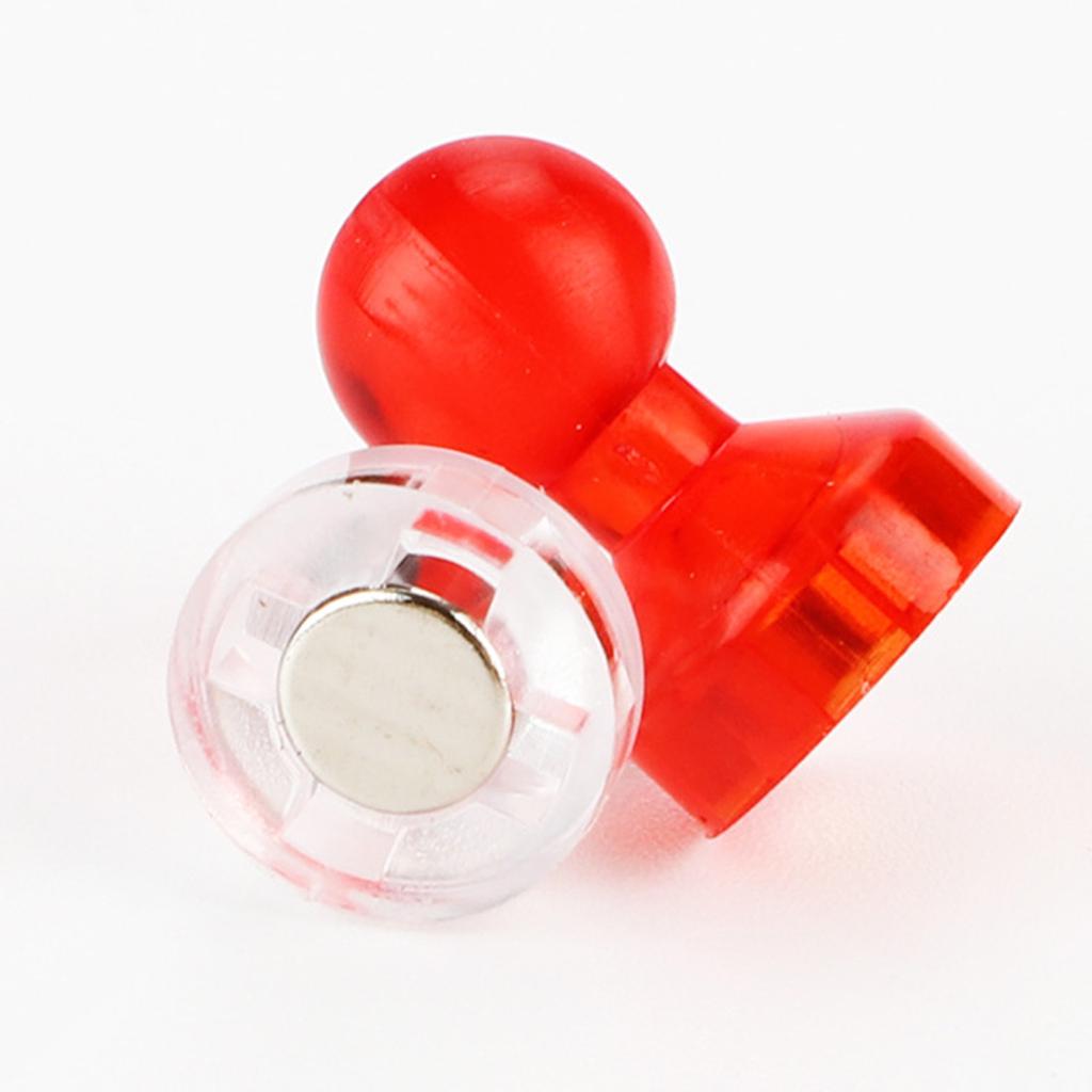 Набор из 10 разноцветных магнитных кнопок с сильным удержанием для белых досок и холодильников