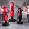 160cm PVC Inflatable Boxing Bag Stand Adult Children Boxing Punch Kicking Sandbag Tumbler Gym Kids Boxing Training Targets