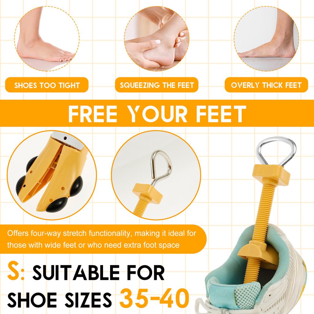2 шт. Распорки для обуви Многофункциональные распорки для обуви Водонепроницаемый пластиковый расширитель Регулируемый расширитель для обуви и сапог Растяжитель для мужчин и женщин