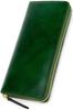 Кошелек King of Leather Buttero Leather Made in Japan Длинный кошелек из натуральной кожи YKK с круглой молнией WL10 [Eredita] Мужской Мужской (зеленый)