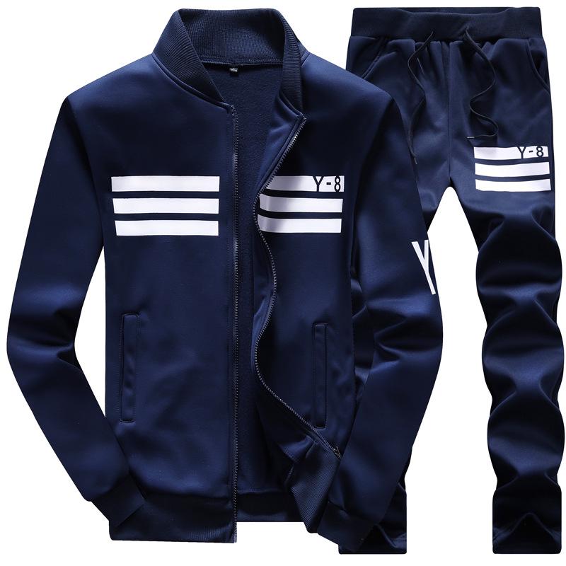 Men's Spring & Autumn Casual Sports Suit - Youth Korean Trend Sweater Jacket