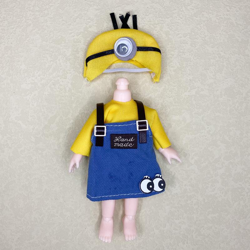 Только одежда, 15 см, мини-кукла, игрушка для девочек, полная одежда принцессы BJD, коллекция платьев, детская кукла, подарок