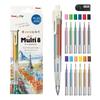 Набор цветных карандашей Pentel Art Multi 8 цветов со стержнями 8 цветов и набором сменных стержней XPH804ST