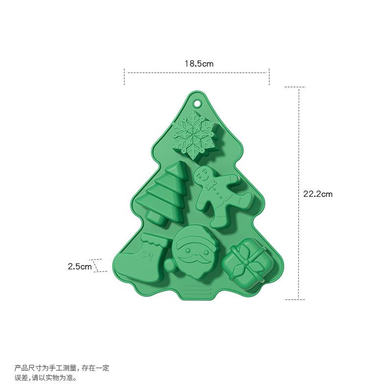 Рождественский пряничный человечек конфетная форма силиконовая форма для печенья шоколадная выпечка торт форма своими руками рождественская атмосфера ароматизированная свеча
