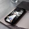 Чехол для телефона с аниме G-Gintama Для IPhone 17 Air 16 E Pro Max 15 14 13 Mini 12 Pro 11 Max Plus Черная стеклянная крышка