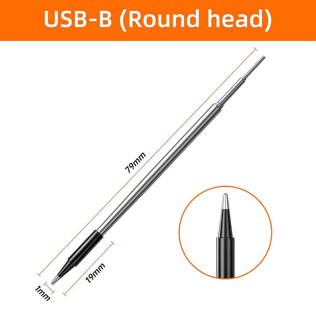 Wireless USB Rechargeable Soldering Iron with Internal Heating and Battery, Hot Stamping, Smoke Code Set